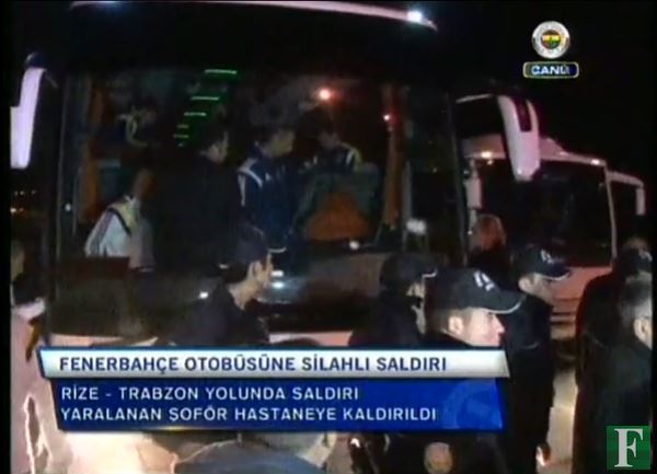 Τραυματίστηκε από πυρά ο οδηγός του πούλμαν της Φενέρ