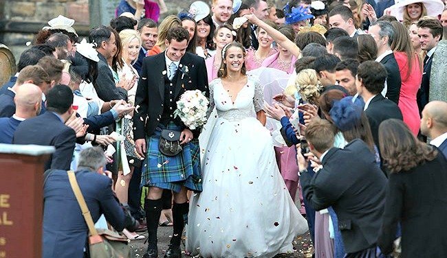 Παντρεύτηκε με… φούστα ο Άντι Μάρεϊ