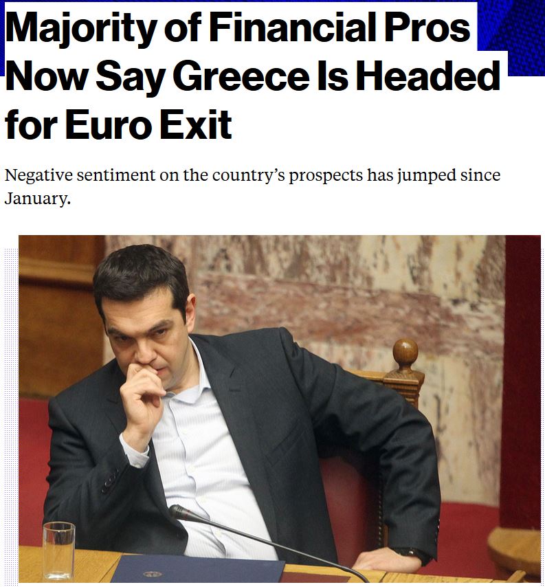 Τι δείχνει το διεθνές… Grexit Poll του Bloomberg – ΒΙΝΤΕΟ