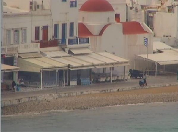 LIVE- Οι καιρικές συνθήκες στη Μύκονο