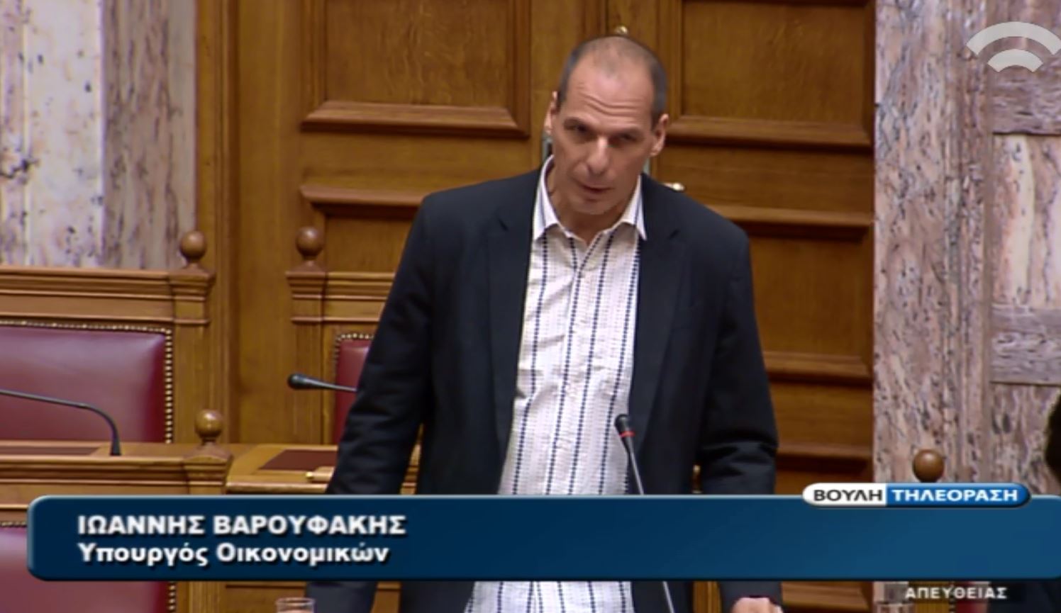 Bαρουφάκης: Οι διαρροές υπονομεύουν την εμπιστοσύνη προς τους θεσμούς – BINTEO