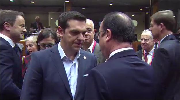 Συνάντηση Τσίπρα – Ολάντ το απόγευμα
