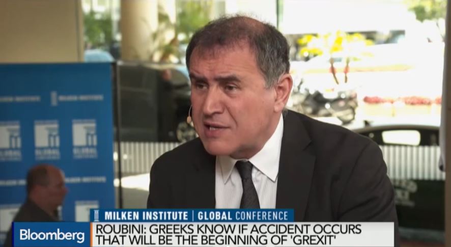 Ρουμπινί: O Τσίπρας θα υποχωρήσει μπροστά στο Grexit – BINTEO
