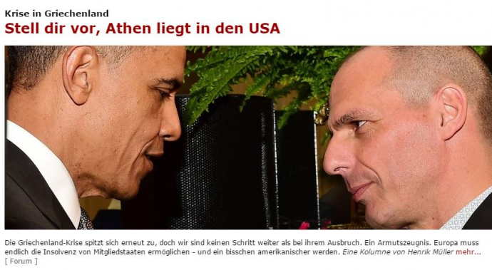 Der Spiegel: Η Ευρώπη πρέπει να επιτρέψει την πτώχευση κρατών-μελών