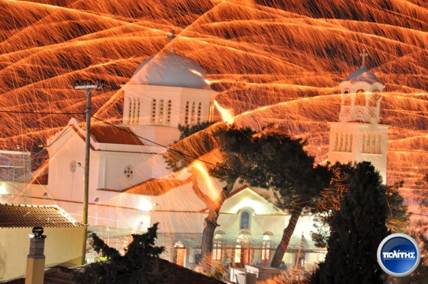 Η νύχτα έγινε… ημέρα στο Βροντάδο – ΒΙΝΤΕΟ