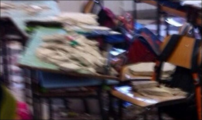 Ιταλία – Αποκολλήθηκε τμήμα από το ταβάνι σχολείου – ΦΩΤΟ