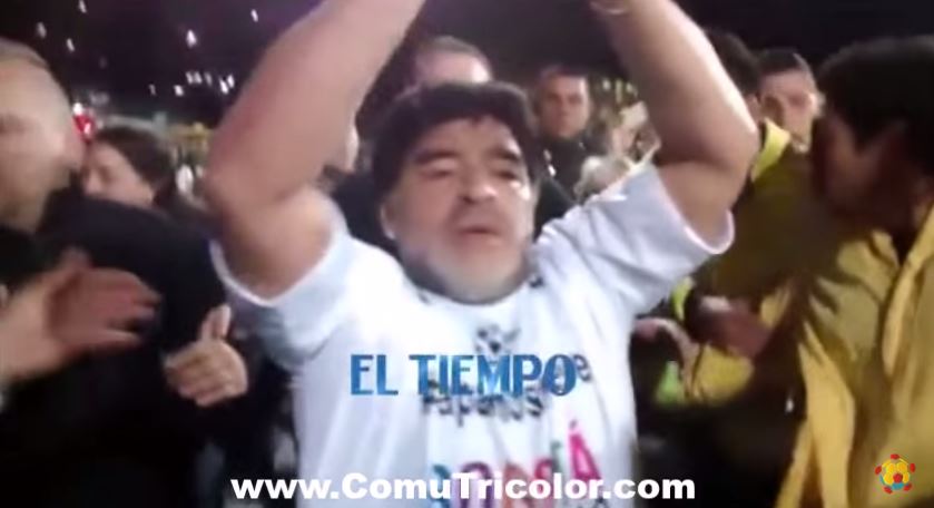 Ο Μαραντόνα χτυπά γυναίκα και κάμεραμαν – ΒΙΝΤΕΟ