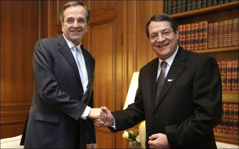 Συνάντηση Σαμαρά – Αναστασιάδη το απόγευμα
