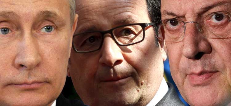 Πούτιν – Ολάντ αρωγοί στην εξεύρεση λύσης για το Κυπριακό