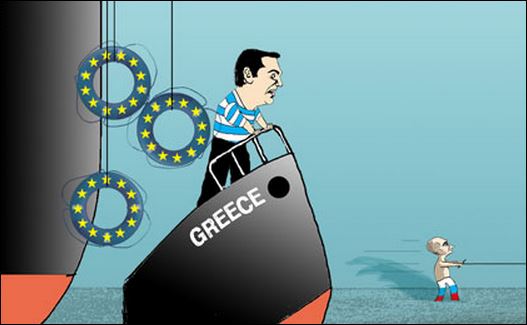 Σκίτσο της Moscow Times: Τσίπρας… καπετάνιος σε ένα πλοίο που βουλιάζει – ΦΩΤΟ