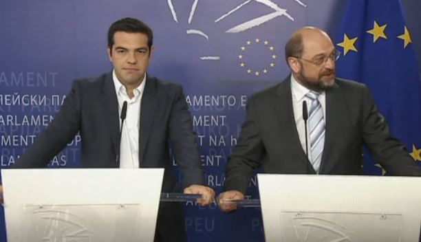 Νέα προειδοποίηση Σουλτς στον Τσίπρα