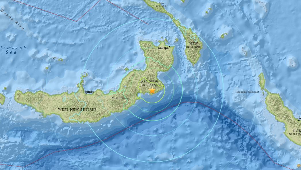 Σεισμός 6,8 Ρίχτερ στην Παπούα Νέα Γουινέα