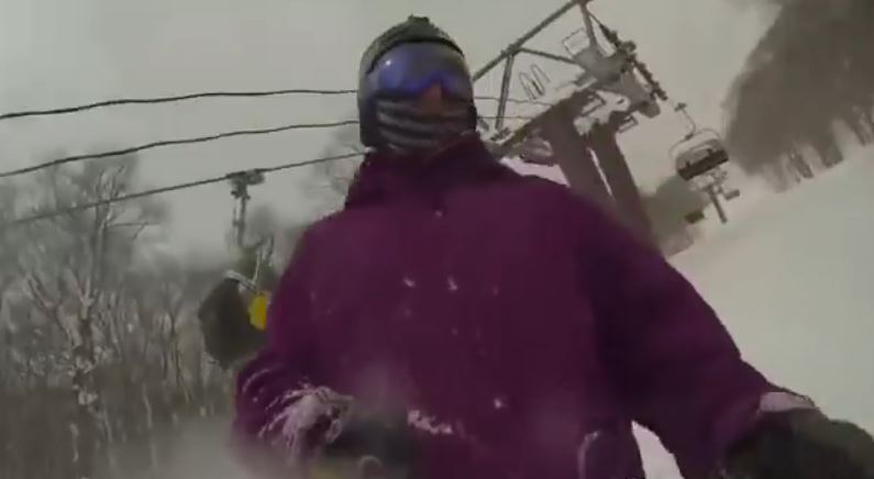 Selfie πόνου από απρόσεκτο σκιέρ – ΒΙΝΤΕΟ