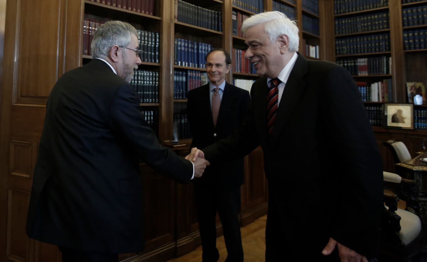 Τι συζήτησε ο Πρόεδρος της Δημοκρατίας με τον Κρούγκμαν