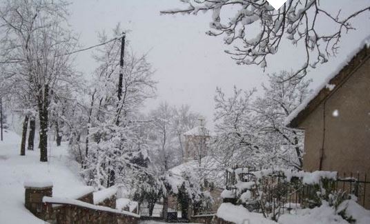 Χριστουγεννιάτικο το τοπίο στο Ελευθεροχώρι Φθιώτιδας – ΦΩΤΟ