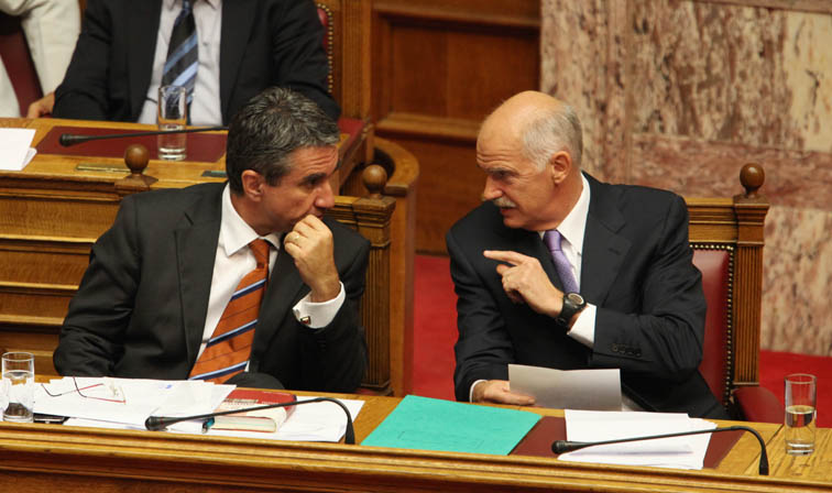 Ο Λοβέδρος στον Παπανδρέου: Δηλαδή το πρόβλημα ήταν ο Βενιζέλος;