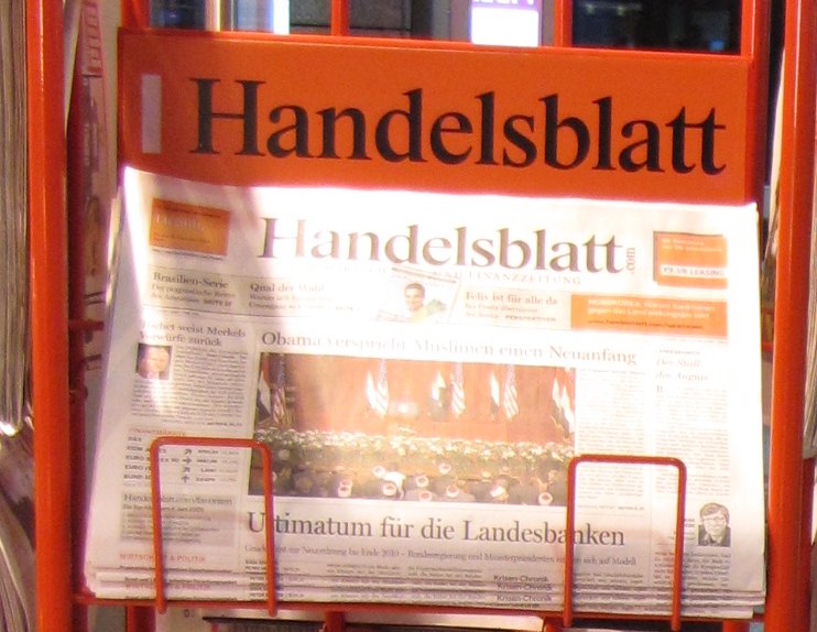 Handelsblatt: Η τραγωδία – τελευταία πράξη