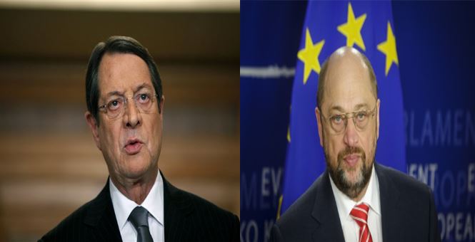 Τηλεφωνική επικοινωνία Αναστασιάδη – Σουλτς