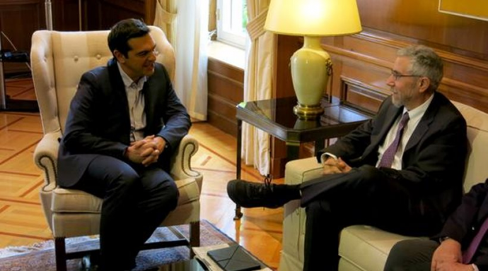 Κρούγκμαν σε Τσίπρα: Δεν ζηλεύω τη θέση στην οποία βρίσκεστε