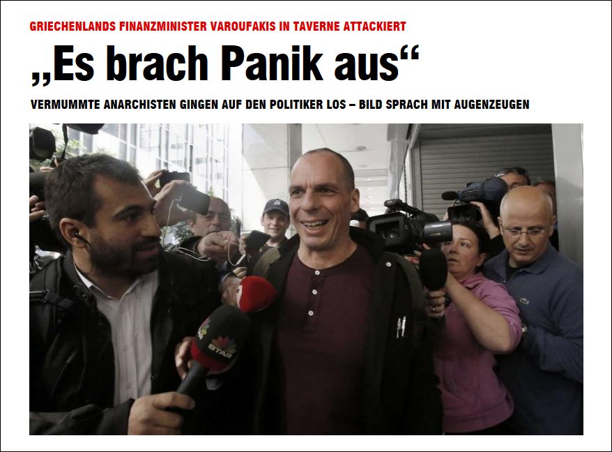 Bild: Ο Βαρουφάκης και οι τρεις “άγγελοι”