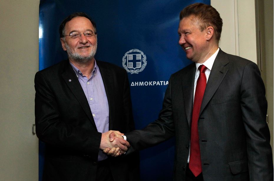 Ο Λαφαζάνης υποδέχτηκε τον επικεφαλής της Gazprom – ΦΩΤΟ