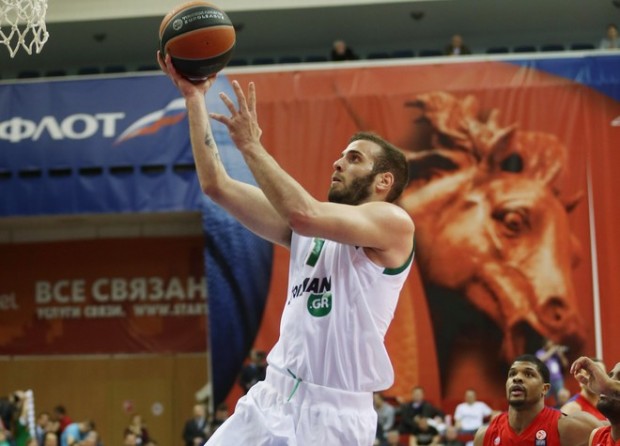 Παναθηναϊκός – ΤΣΣΚΑ Μόσχας 32-37 (ΗΜ.)