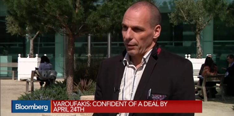 Βαρουφάκης: Είμαι αισιόδοξος για συμφωνία στις 24 Απριλίου