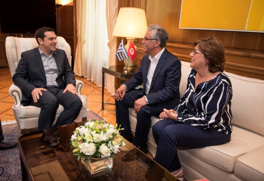 Συνάντηση του Τσίπρα με τον ηγέτη της Τυνησιακής Αριστεράς