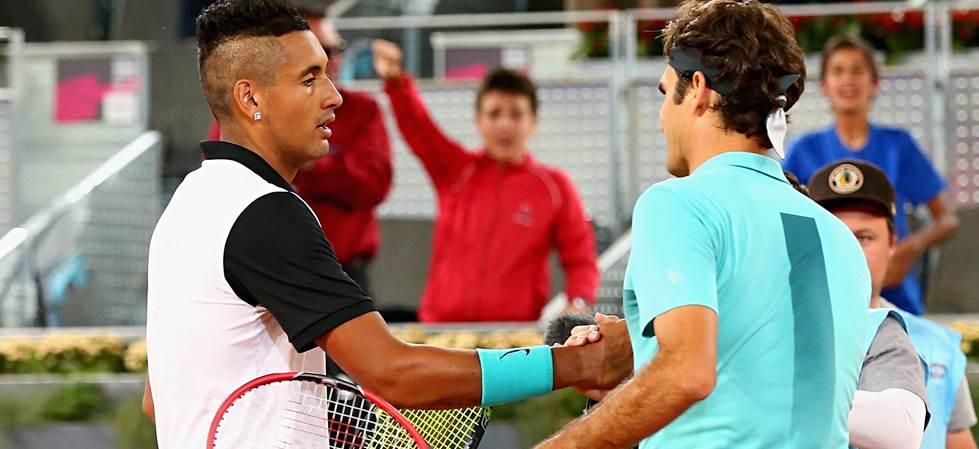 Ο Κύργιος απέκλεισε τον Φέντερερ στο Open της Μαδρίτης