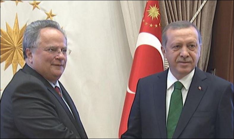 Συνάντηση του Κοτζιά με τον Ερντογάν – ΦΩΤΟ