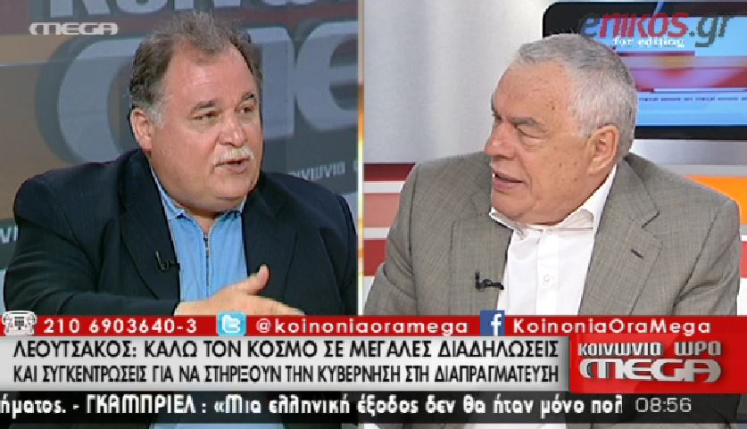 Τηλεοπτική “μονομαχία” Λεουτσάκου-Γιακουμάτου για τα… “παλούκια” – ΒΙΝΤΕΟ