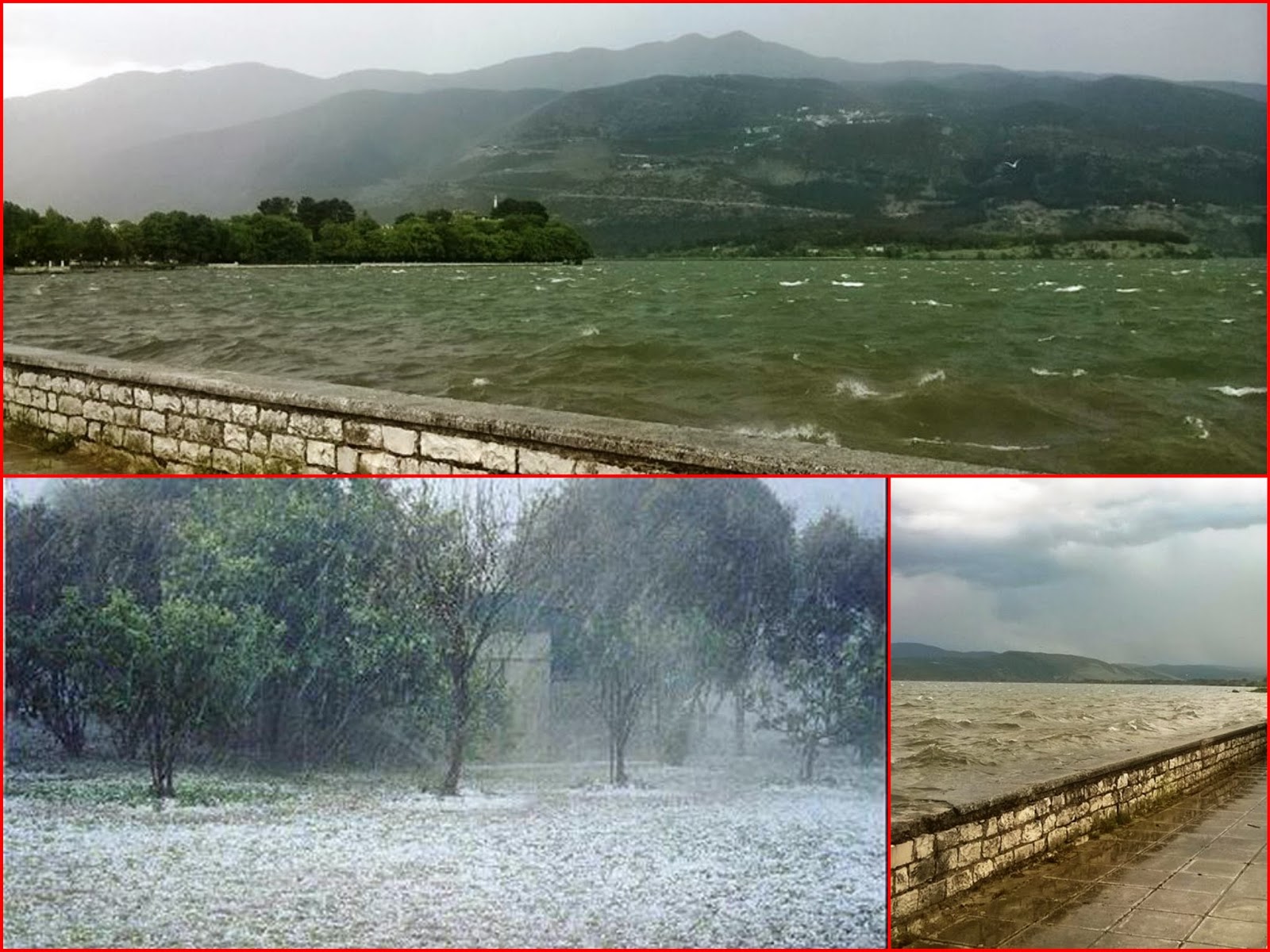 Προβλήματα από το μπουρίνι στα Ιωάννινα