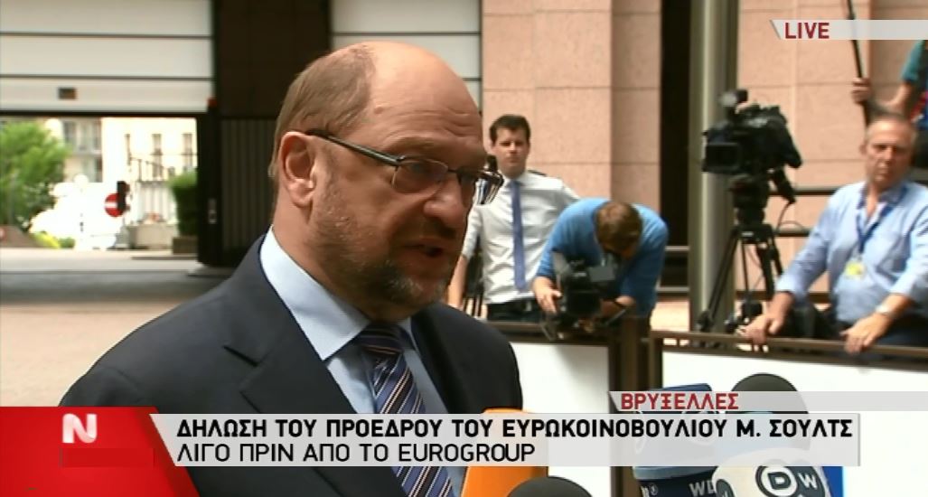 Σουλτς: Οι Έλληνες πρέπει να είναι επιτέλους σαφείς και συγκεκριμένοι – ΒΙΝΤΕΟ