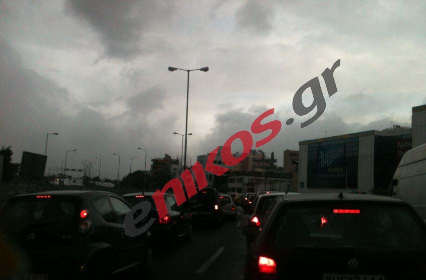 Μποτιλιάρισμα στον Κηφισό – ΦΩΤΟ