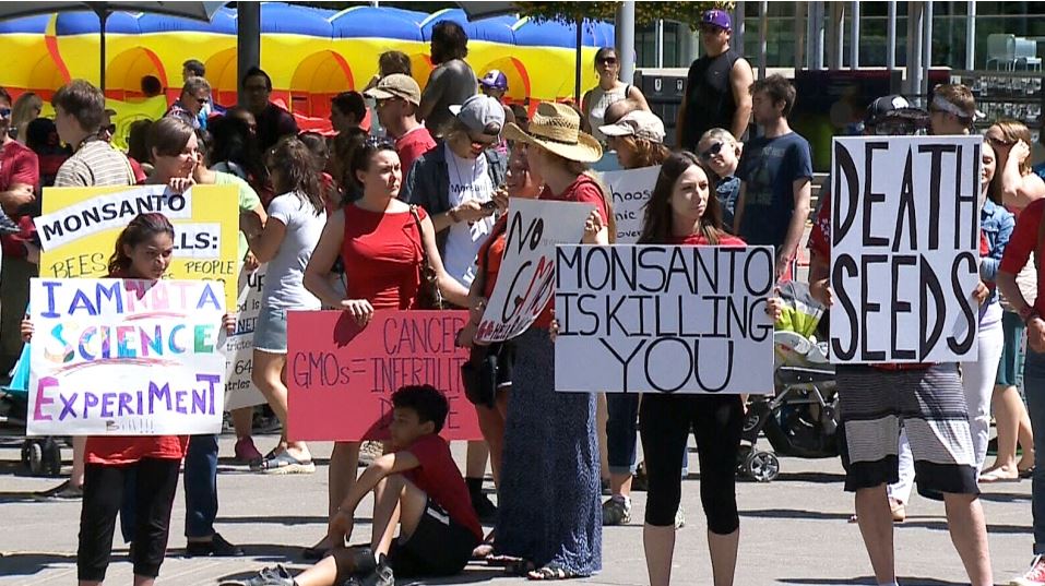 Διαδηλώσεις κατά της Monsanto