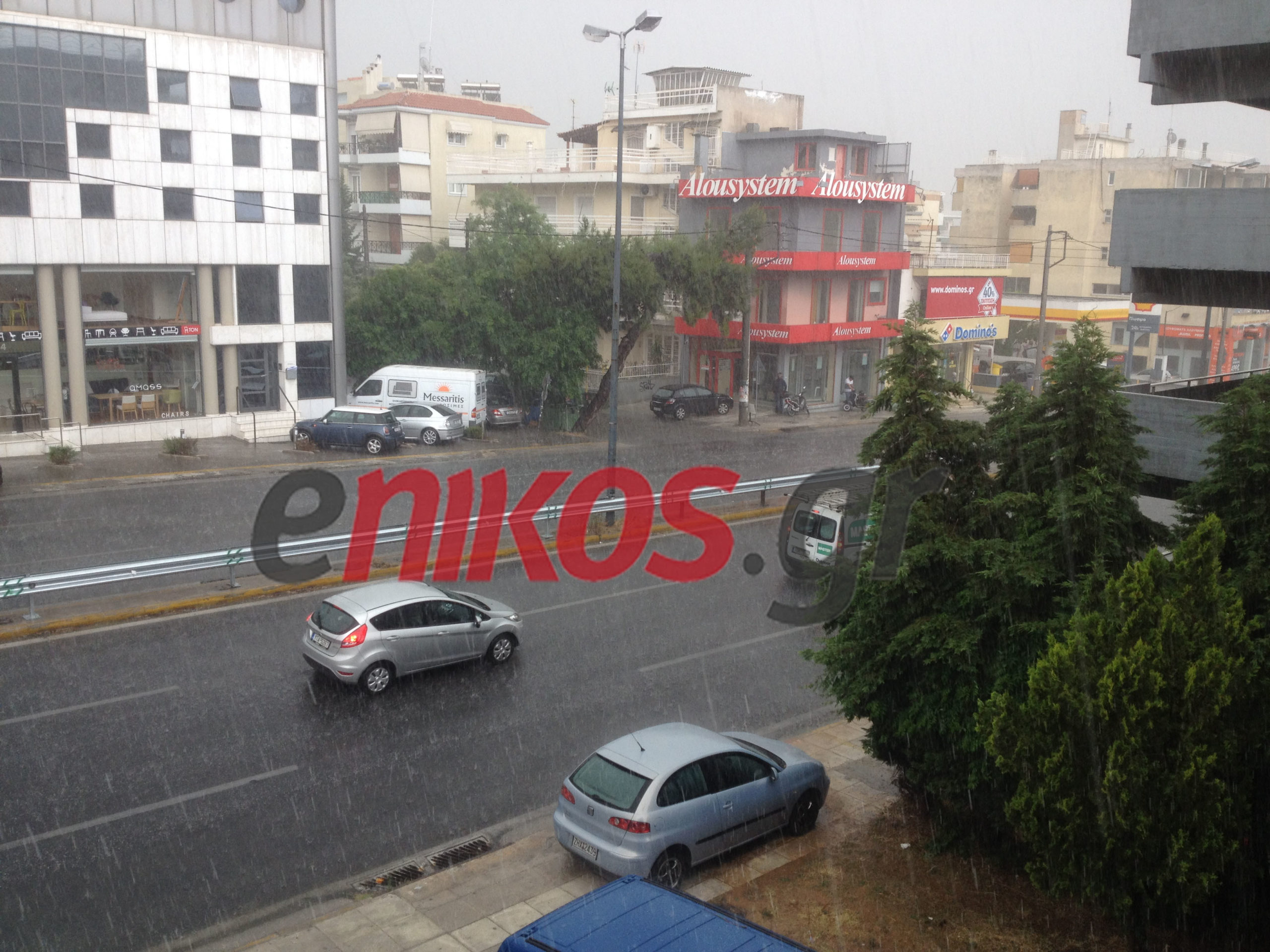 Ρίχνει χαλάζι στην Κηφισίας – ΒΙΝΤΕΟ