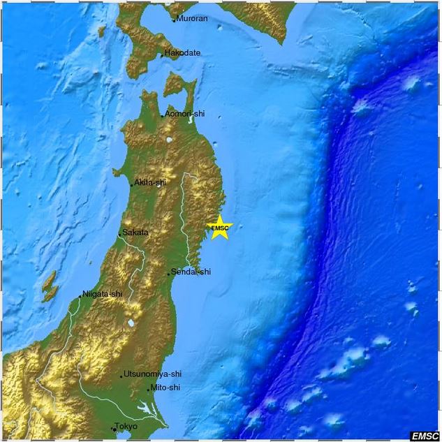 Σεισμός 6,8 Ρίχτερ στην Ιαπωνία
