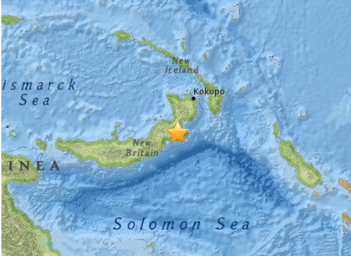 Ισχυρός σεισμός 7,1 Ρίχτερ στην Παπούα Νέα Γουινέα