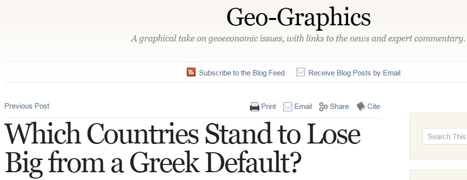 CFR: Τι δείχνει το “θερμόμετρο” για τη μόλυνση Grexit στην ευρωζώνη