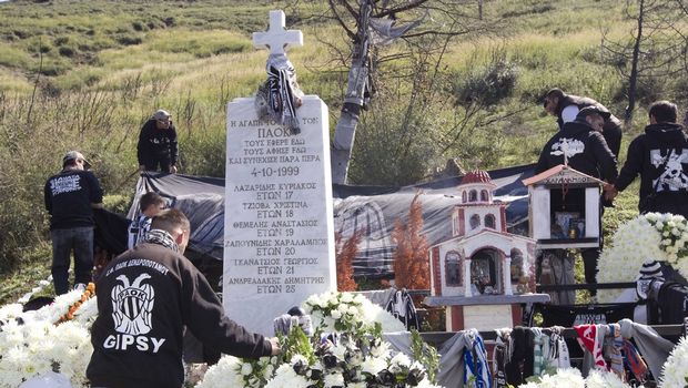 Προκάλεσαν φθορές στο μνημείο των οπαδών του ΠΑΟΚ