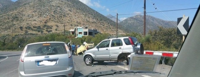 Τριπλή καραμπόλα με τραυματίες – ΦΩΤΟ