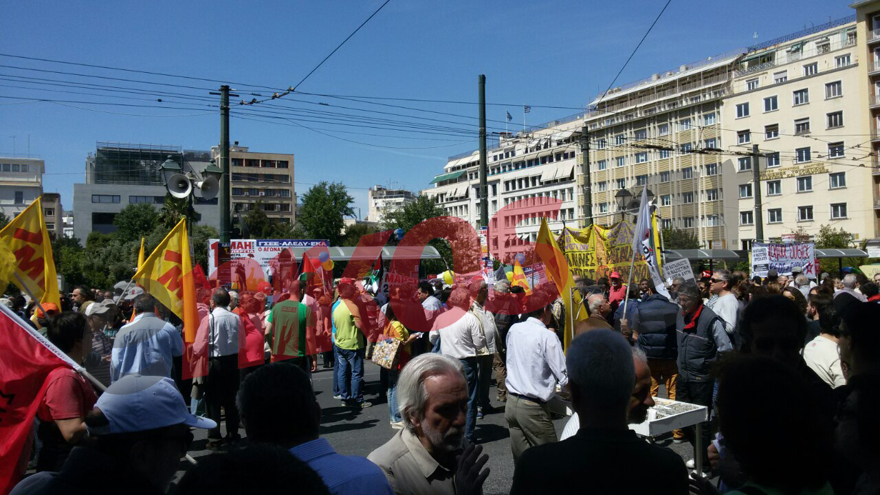 Στο Σύνταγμα η πορεία για την Πρωτομαγιά