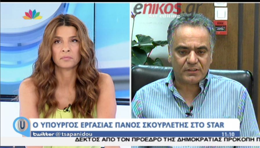 Ένταση και σκληρές εκφράσεις στον αέρα με Σκουρλέτη – Tσαπανίδου – ΒΙΝΤΕΟ