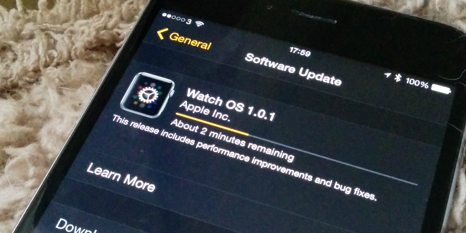 Το πρώτο update του Apple Watch