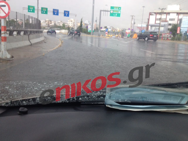 “Πισίνα” το δαχτυλίδι της Κηφισίας – ΦΩΤΟ