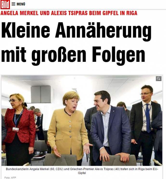 Η Bild αποκαλύπτει τι είπε η Μέρκελ πολλές φορές στον Τσίπρα