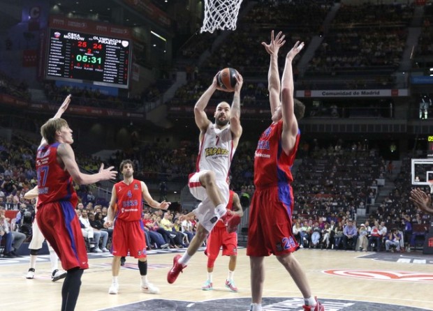 Οι πανηγυρισμοί των παικτών του Ολυμπιακού – ΒΙΝΤΕΟ