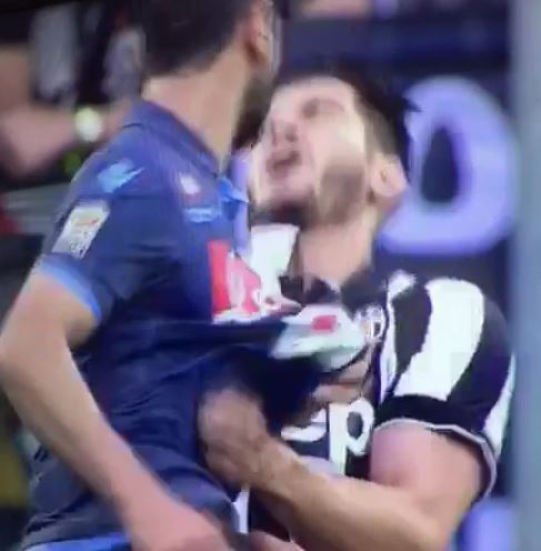 Η δολοφονική κουτουλιά στον Μοράτα – ΒΙΝΤΕΟ