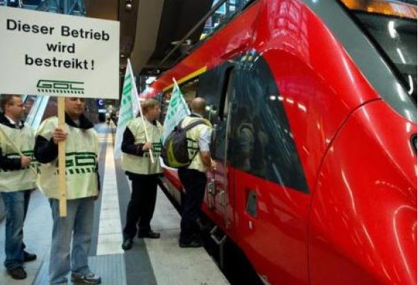 Οι Γερμανοί μηχανοδηγοί σε “πόλεμο” με την Μέρκελ