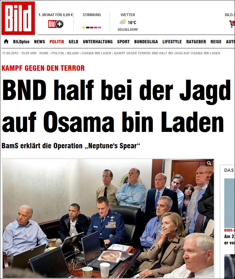 Bild: Η γερμανική υπηρεσία πληροφοριών βοήθησε στον εντοπισμό του Λάντεν